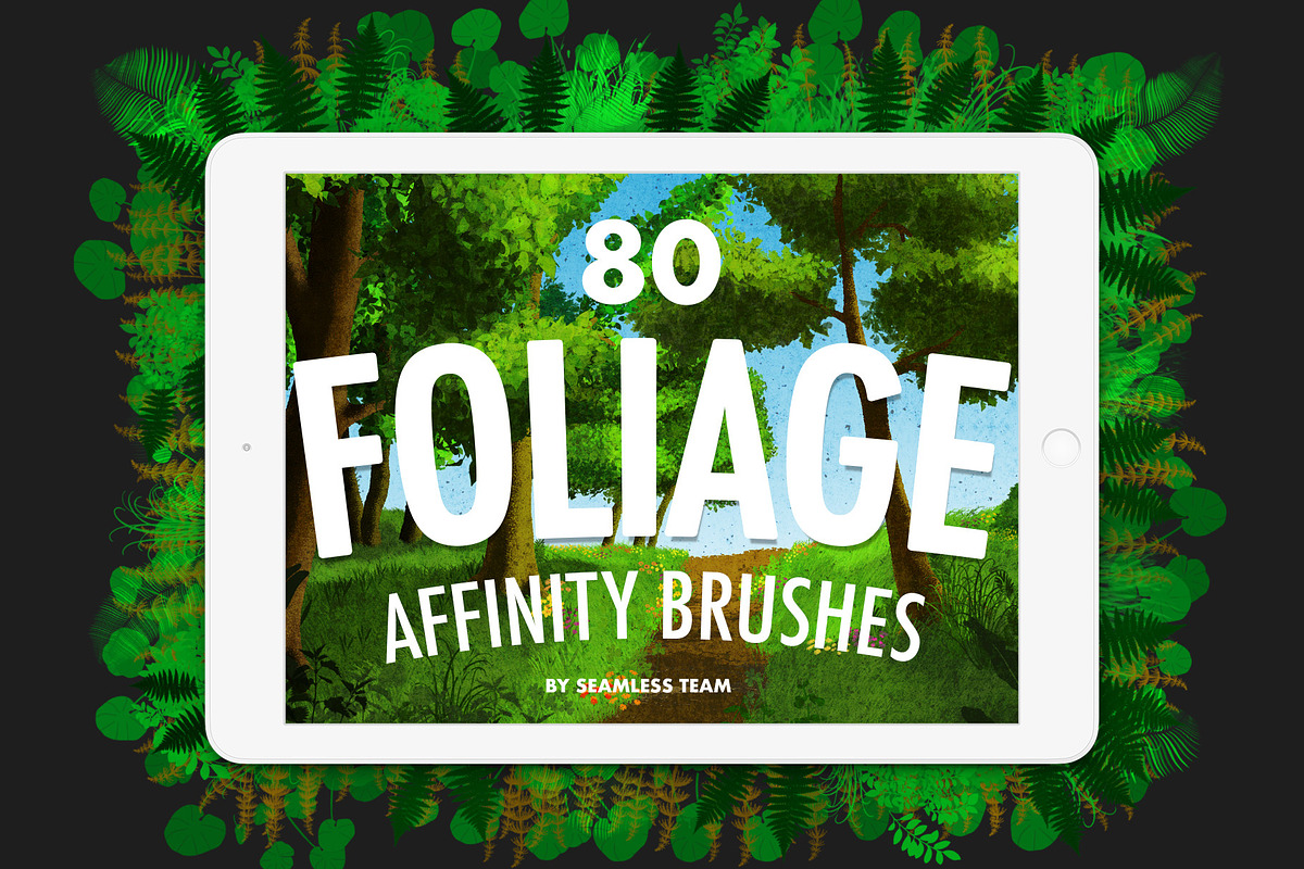 Foliage Brushes for Affinity, a Brush Add-On by seamless team (Photo 1 of 6)