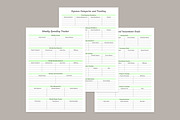 Budget Planner Pages Set V-12, a Stationery Template by shahsoft (Thumbnail 3 of 3)