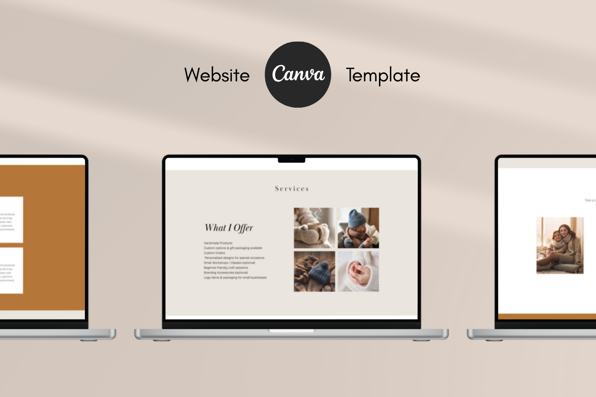 High-End Business Canva Website, a Landing Page Template by batang (Photo 3 of 5)