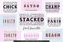 TRENDY STACKED FONT BUNDLE