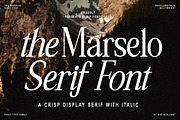 The Marselo Serif Font, a Serif Font by Madjack.font (Thumbnail 1 of 8)