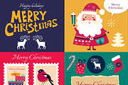 Christmas badges and cards, a Decorative Illustration by MoleskoStudio (Thumbnail 3 of 4)