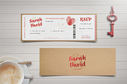Vintage Passport Wedding Invitation, an Invitation Template by Vynetta (Thumbnail 3 of 7)