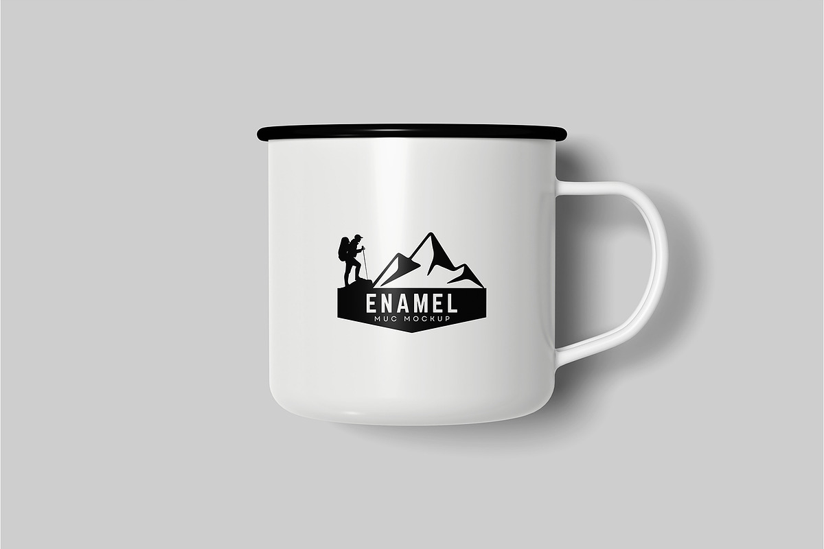 Enamel Mug Mockup, a Cups & Container Mockup by Graphiculon (Photo 4 of 11)