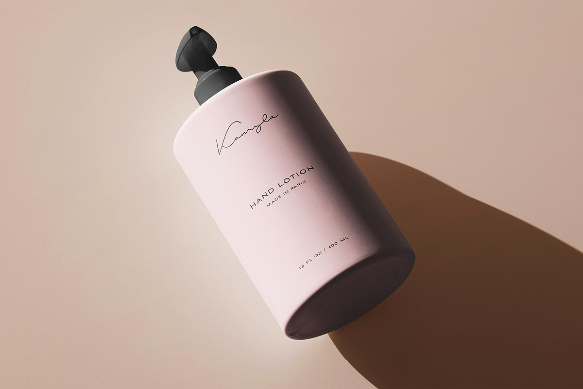 Logo Mockup Bottle Lotion, a Product Mockup by Asylab (Photo 2 of 5)