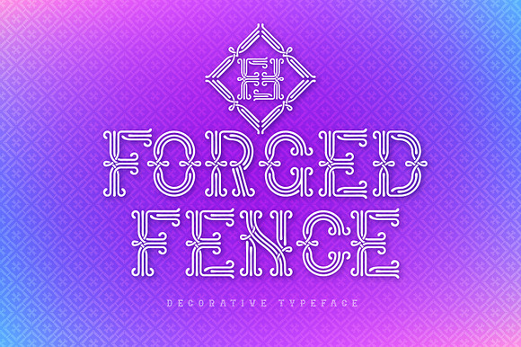 Forged Fence Typeface