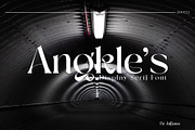 Angkle's, a Serif Font by jaffana.co (Thumbnail 1 of 6)