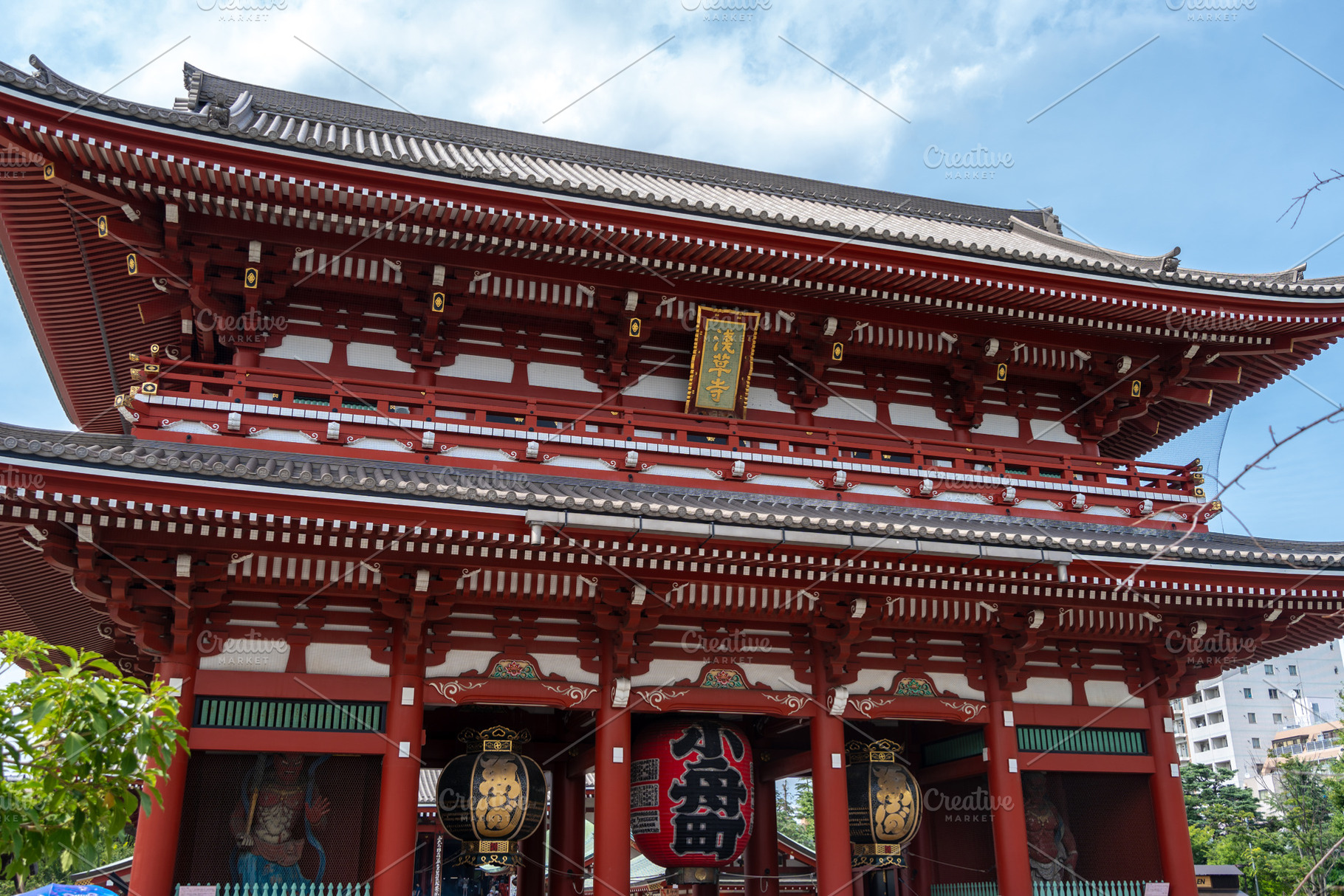 Kaminarimon Gate of Senso-ji Temple in Asakusa, Tokyo, Japan, an Architecture Photo by GoodGoods