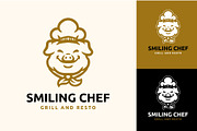 smile pig chef mascot logo, a Branding & Logo Template by Vinsvectory (Thumbnail 1 of 3)