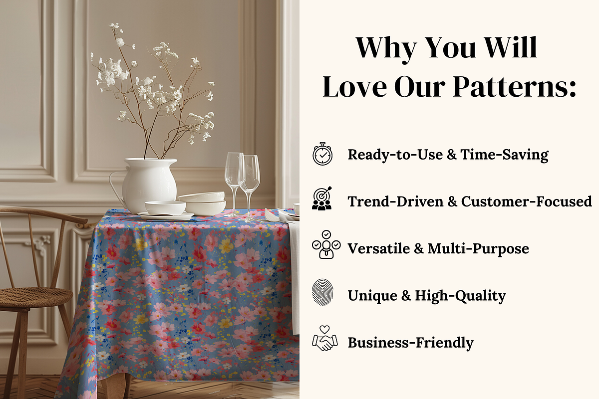 Sundress Season Painterly Florals, a Pattern Graphic by Ninterints (Photo 4 of 10)
