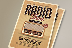 Retro Radio Party Flyer