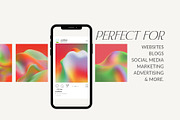 Organic Gradient Shape Wallpapers, a Wallpaper Graphic by HipFonts (Thumbnail 10 of 10)