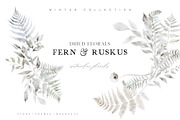 FLORAL WINTER BOX Watercolor Bundle, a Seasonal Illustration by Muse Artist (Thumbnail 50 of 95)