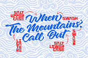 Zapan Script, a Script Font by Nocturnal Workspace (Thumbnail 2 of 8)