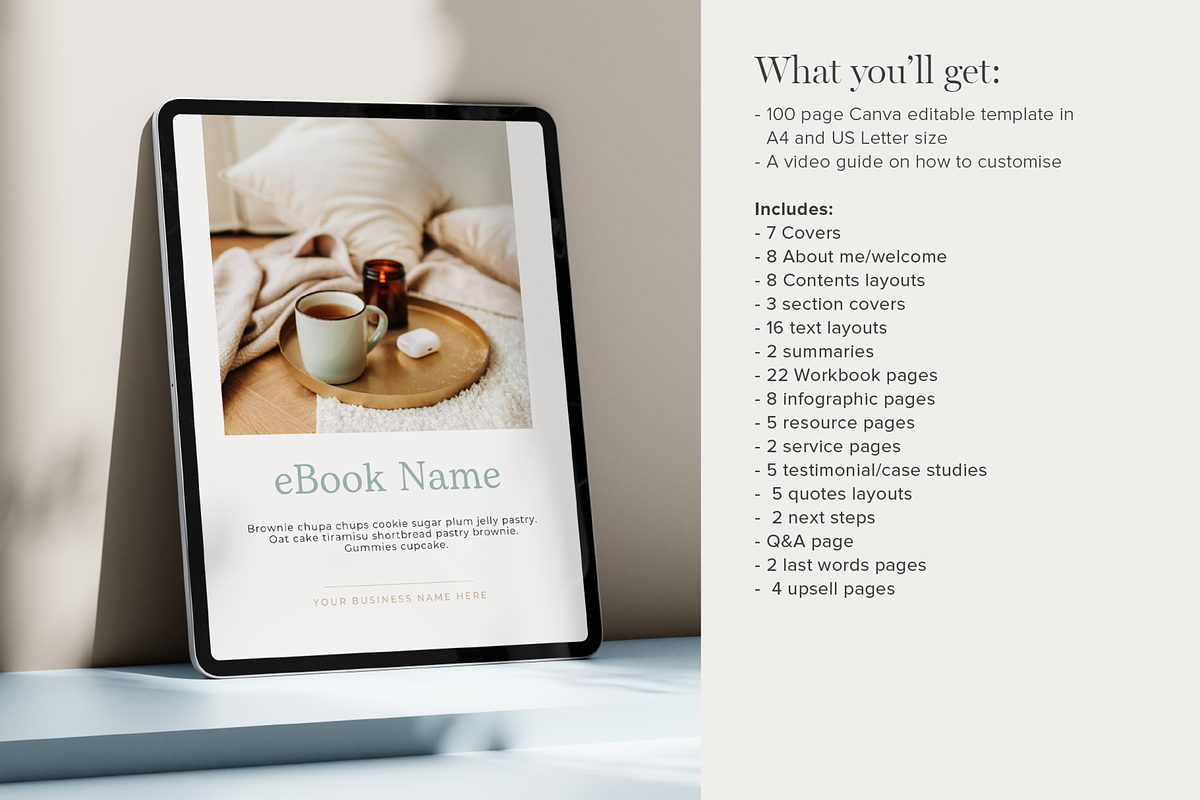 Ebook Workbook Canva Template, a Marketing Template by Tabitha Emma (Photo 6 of 8)