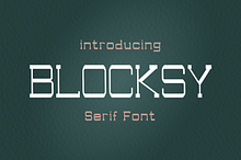 Blocksy - Modern Typeface