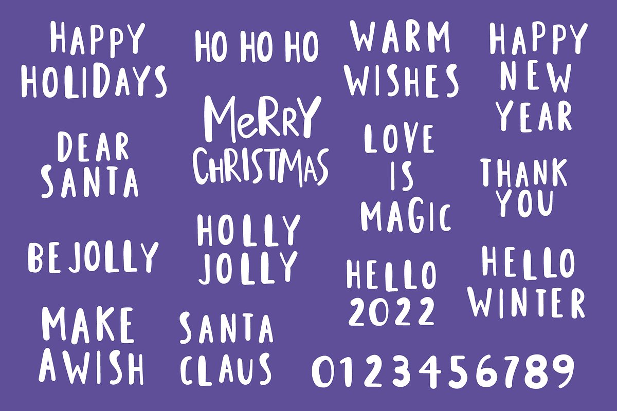 Dear Santa. Christmas collection, a Decorative Illustration by cutelevindesign (Photo 8 of 12)