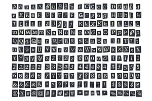 Anonymous Newspaper Letters and, an Object Graphic by in8finity