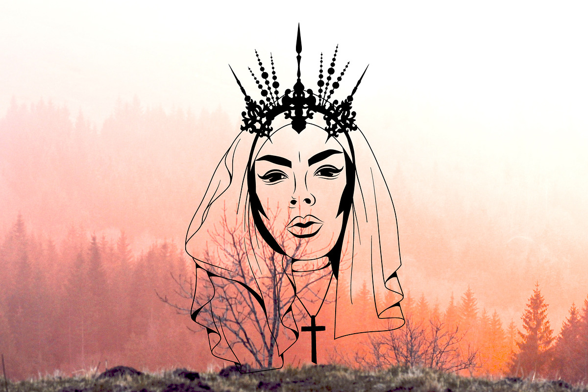 Gothic Line Art + Procreate, an Object Illustration by Skliarova (Photo 5 of 8)
