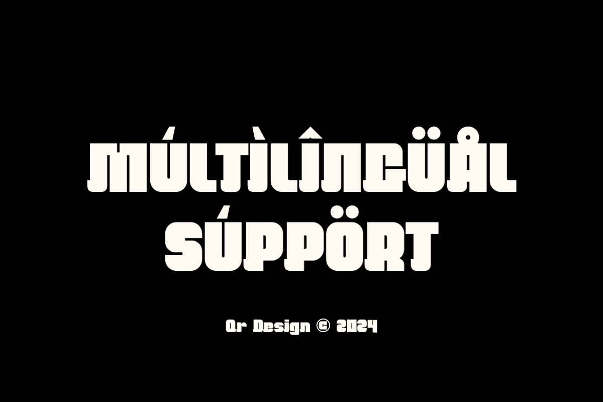 Greks Webol - Block & Bold Font, a Sans Serif Font by QR Design Studio (Photo 3 of 11)