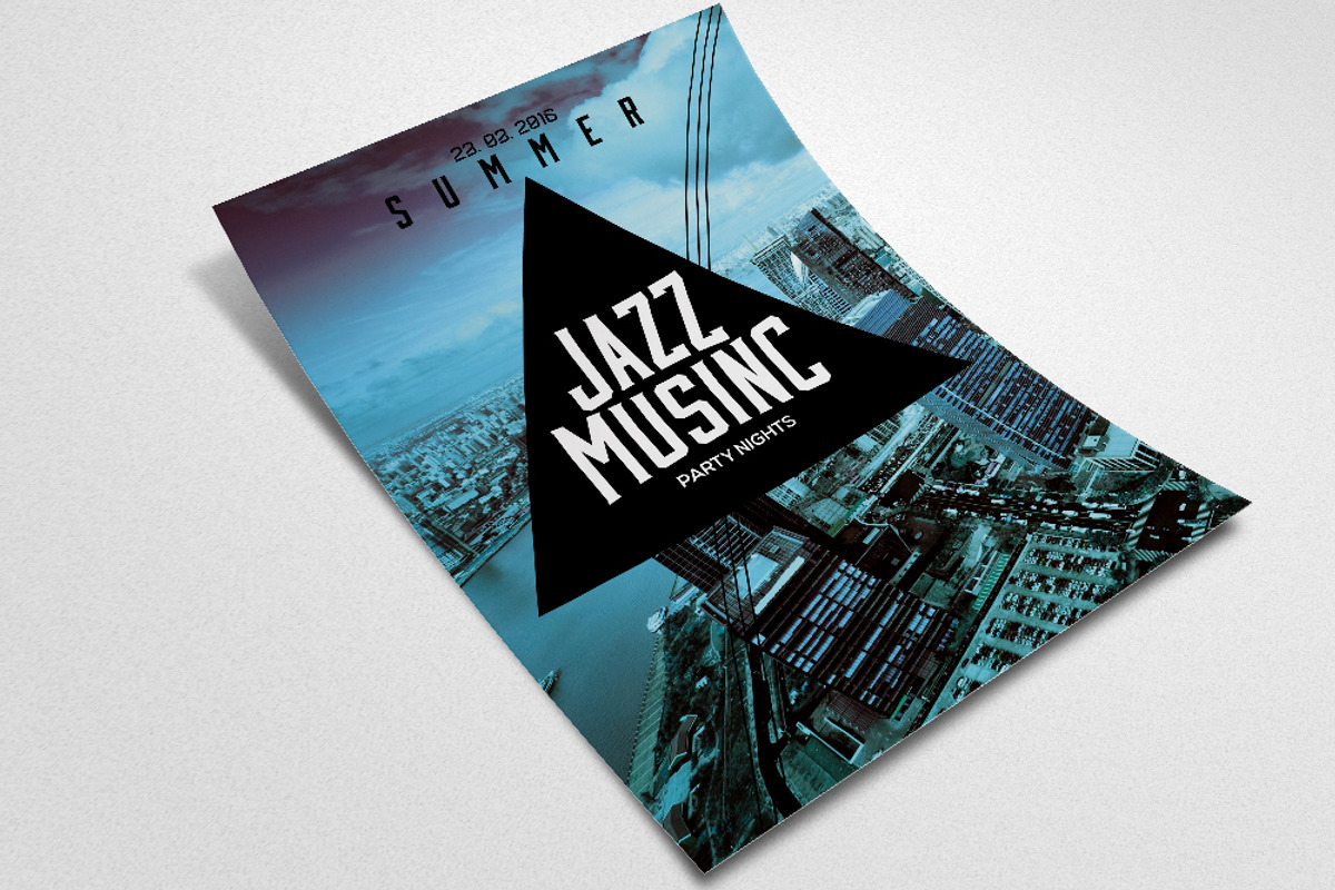 Jazz Flyer & Poster Template, a Flyer Template by Business Flyers (Photo 3 of 3)