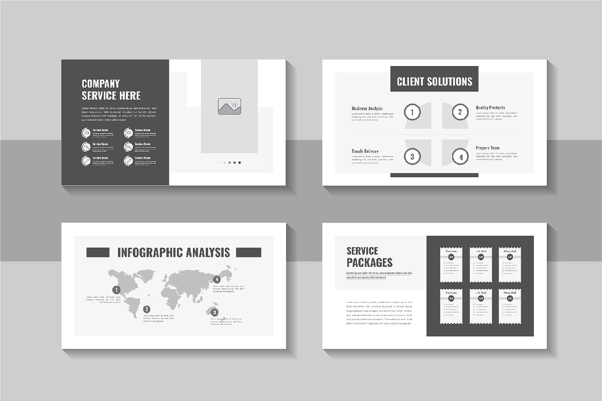 Business plan layout slide template, a Presentation Template by Pavel_design (Photo 3 of 4)