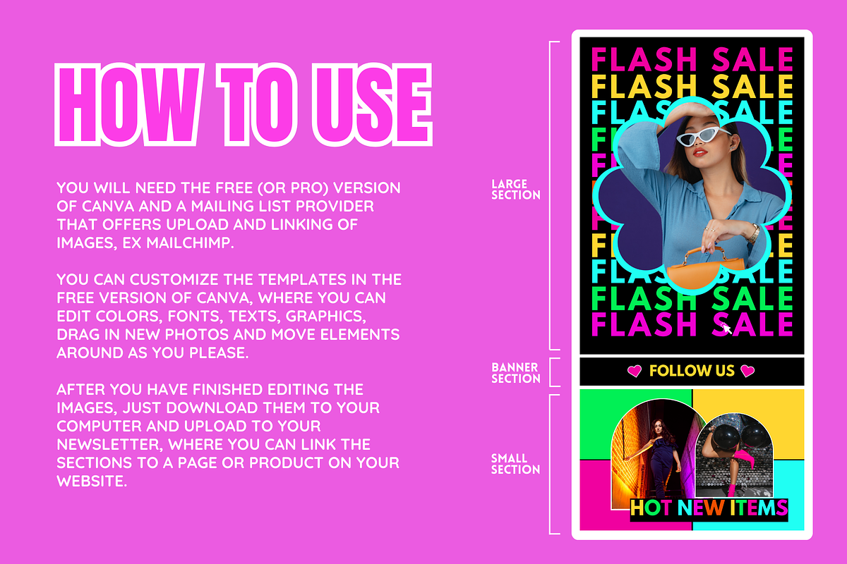 Neon Email Templates, an Email Template by SunshineStudioBoutique (Photo 3 of 9)