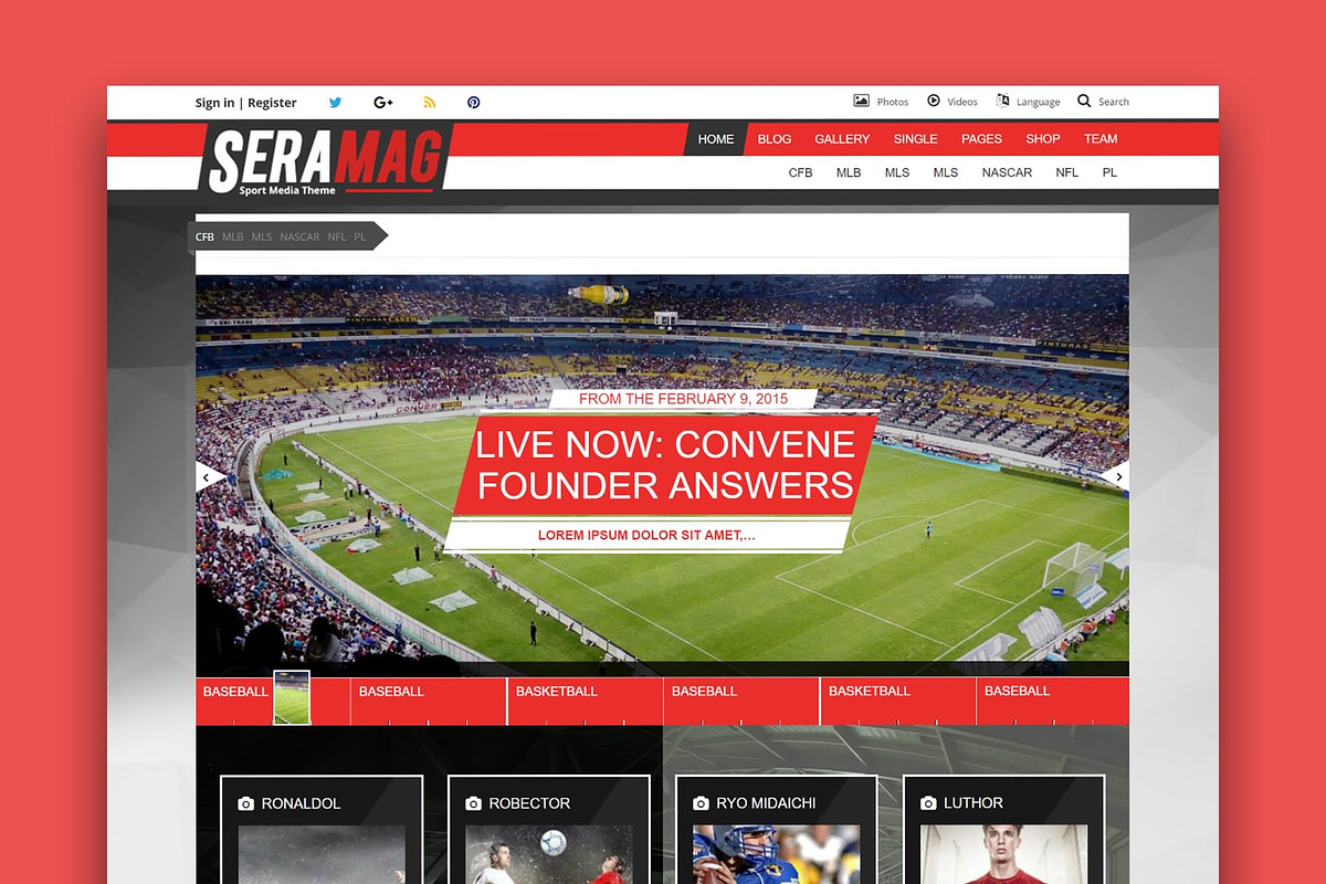 SeraMag - Magazine WordPress Theme, a WordPress Template by kopasoft