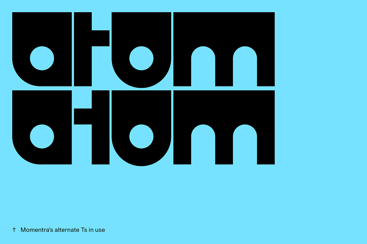 Momentra, a Sans Serif Font by Nameless Type Foundry (Photo 4 of 10)