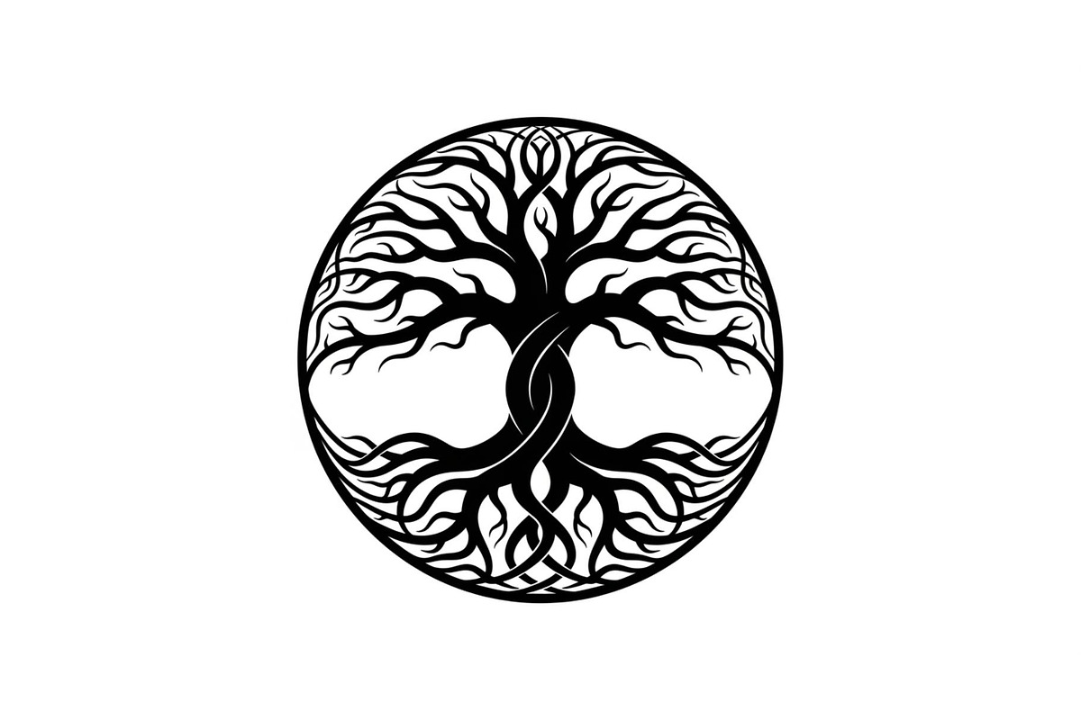 Tree of Life Circle SVG Bundle, an Illustration by Gfx_Store (Photo 6 of 50)