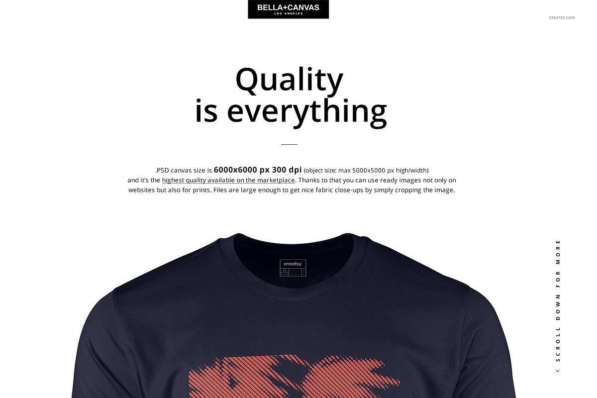 Bella Canvas 3001 Mockup Set (men), a Shirt Mockup by creatsy5 (Photo 2 of 5)