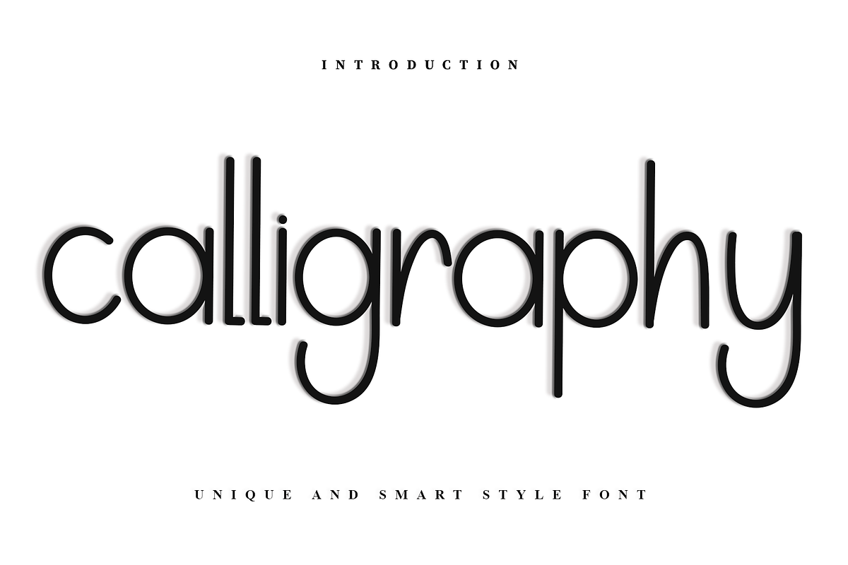 Calligraphy, a Sans Serif Font by FreshTypeINK (Photo 1 of 8)