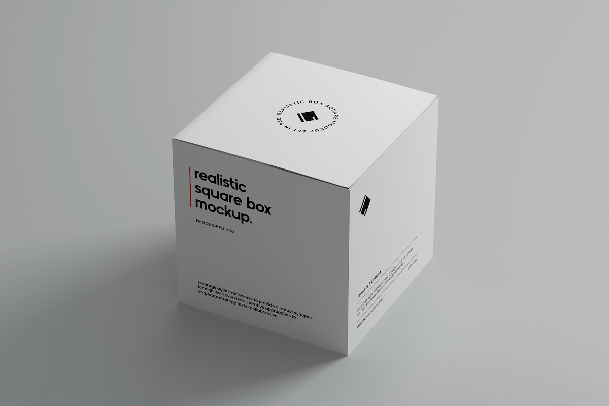 Box Mockup, a Packaging Mockup by Pixel_Vision_Store (Photo 1 of 4)