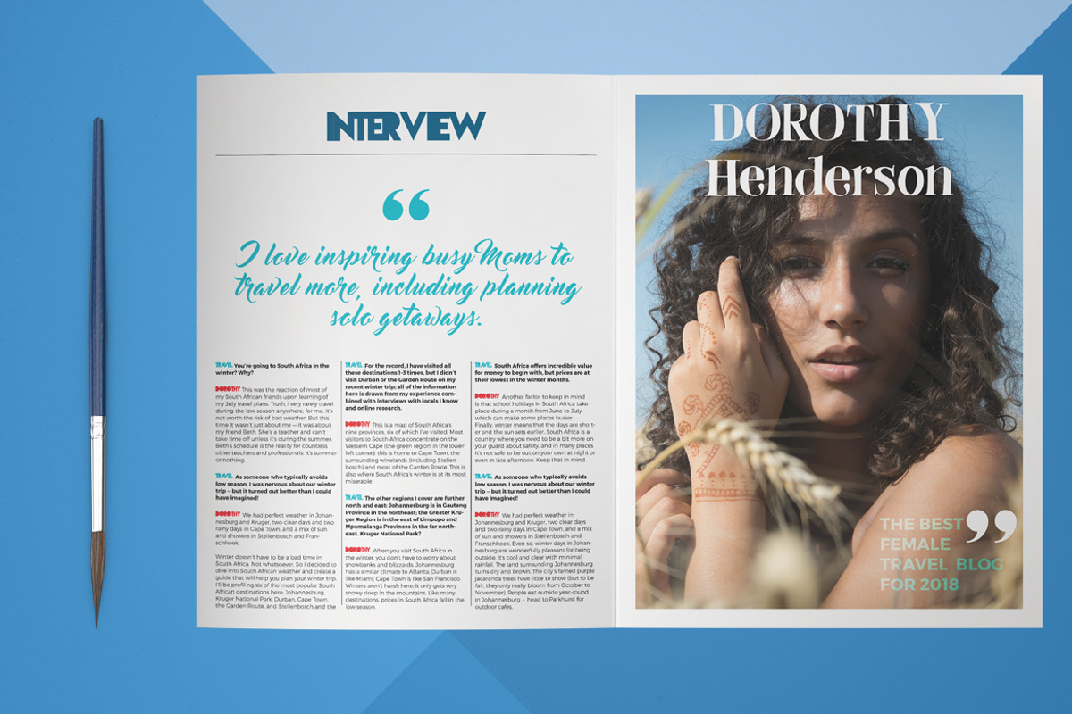 Travel - Magazine Bundle 02, a Magazine Template by Boris Cupac (Photo 17 of 34)