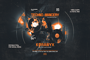 3 Club Flyers - Techno Party, a Flyer Template by Rave Aspect (Thumbnail 5 of 5)