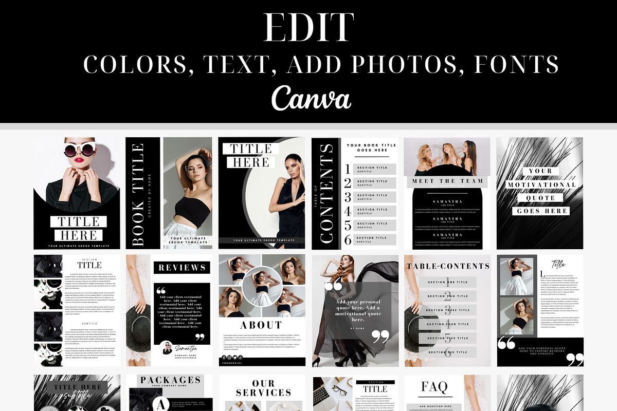 Ebook Creator Canva Template, a Magazine Template by Oh So Social Boutique (Photo 4 of 4)