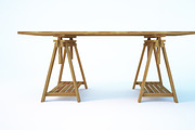 Table GLASHOLM / FINNVARD, a Furniture 3D Model by FilL239 (Thumbnail 1 of 5)