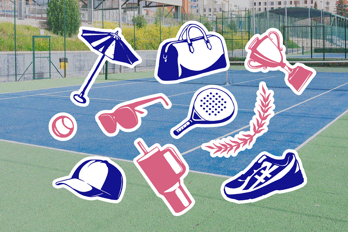 Padel Aesthetic Graphic, a Sport Illustration by Skilline Supply Co. (Photo 10 of 12)