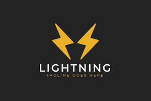 Lightning Thunder Logo Concept, a Branding & Logo Template by Signatoro