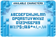 Ice Cube Color Font, a Font by VozzyStock (Thumbnail 2 of 8)