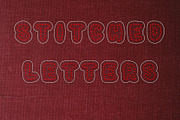Stitched Letters SVG Font, a Font by vladocar (Thumbnail 5 of 6)