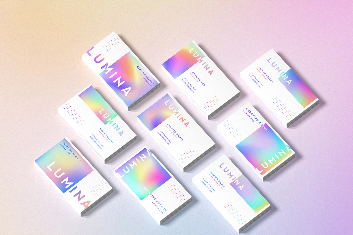 Holographic gradient meshes set 40 preview 4