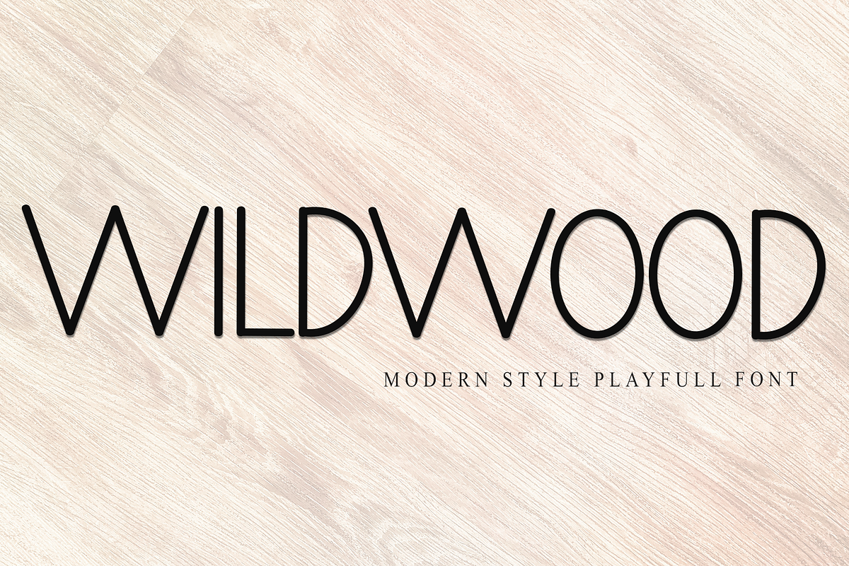 WILDWOOD, a Sans Serif Font by FreshTypeINK (Photo 8 of 8)
