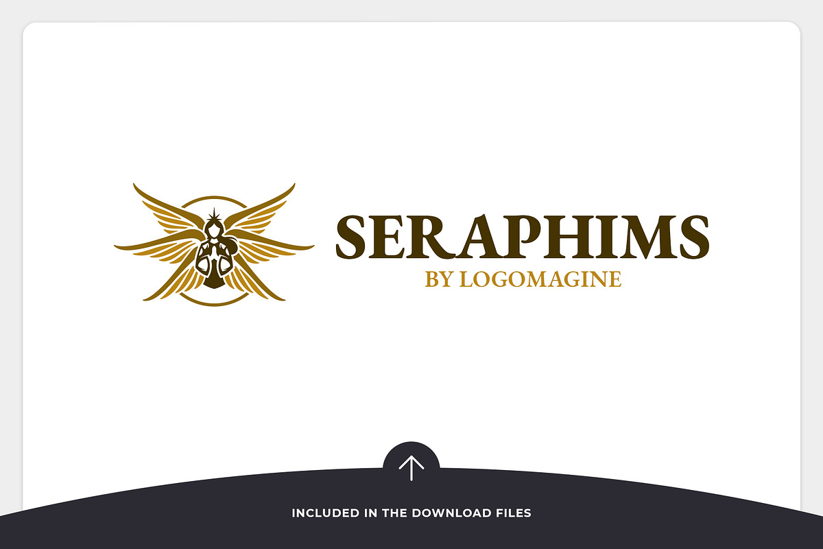 Seraphims - Angel Logo Template, a Branding & Logo Template by LOGOMAGINE (Photo 11 of 16)