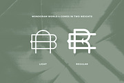 Monogram World Deco, a Font by Headfonts (Thumbnail 3 of 6)