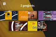 Retro / Vintage Social Media Pack, a Social Media Template by Kahuna Design (Thumbnail 4 of 6)