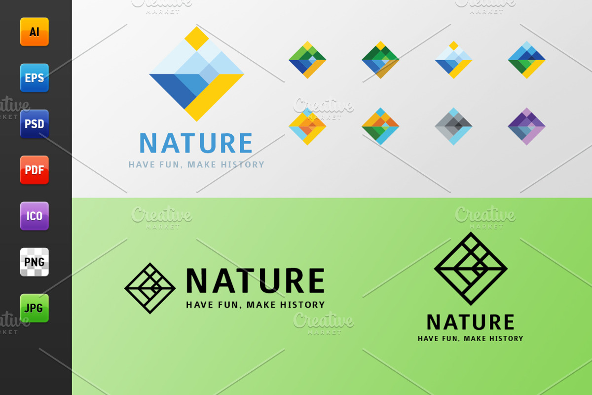 Nature Logo, a Branding & Logo Template by Web Design Label (Photo 2 of 5)
