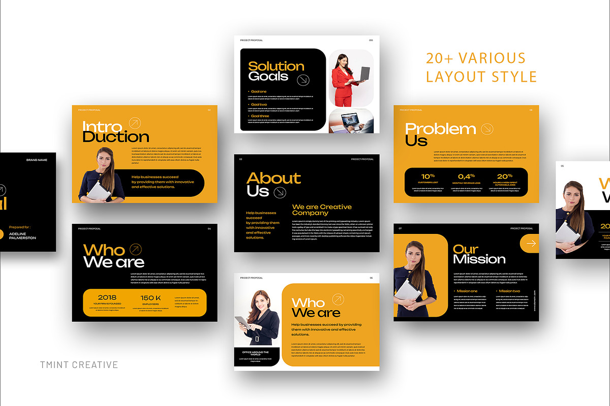 Corporate Project Proposal Template, a Magazine Template by TMint Play (Photo 4 of 6)