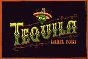 Tequila bundle, font, mascots & more, a Serif Font by VioSilent (Thumbnail 7 of 9)