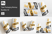 Paper tube pack mockup bundles V2, a Packaging Mockup by Ambo Ampeng (Thumbnail 1 of 26)